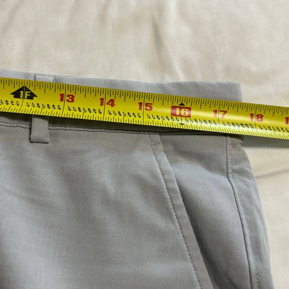Greg Norman Mens Golf Shorts Lot of 2 Navy Grey Performance Stretch Size 34 - Picture 14 of 16